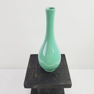Vtg Srednick Collection Mint Green 7.5" Bud Vase